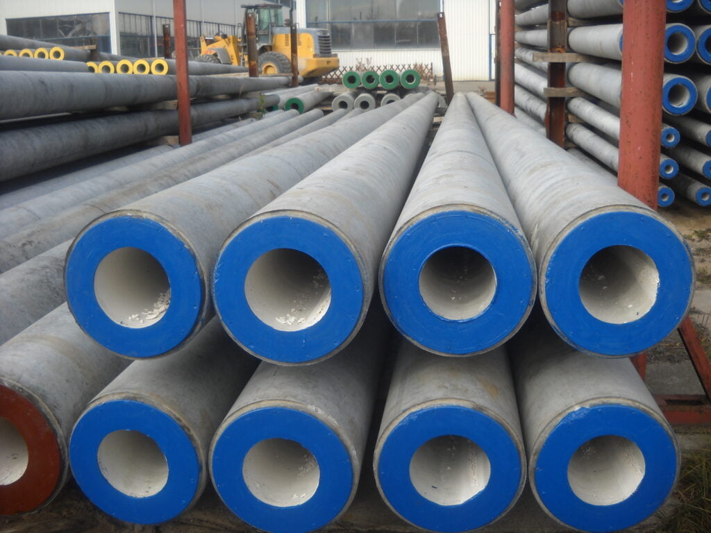 E-type spun concrete poles