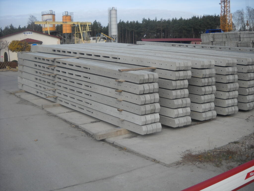 Reinforced concrete poles